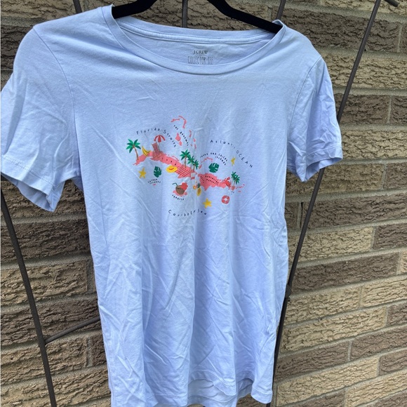 J.Crew Factory collector tee   Caribbean Sea Map, Small - Picture 4 of 4